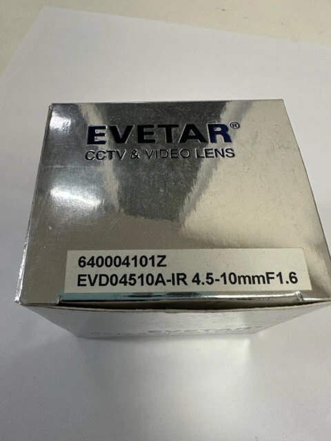 Lente para cámara CCTV Evetar EVD04510IR 4,5-10 mm 1/2" MP megapíxel F1,6 CS DC IR Foto 2 de 2