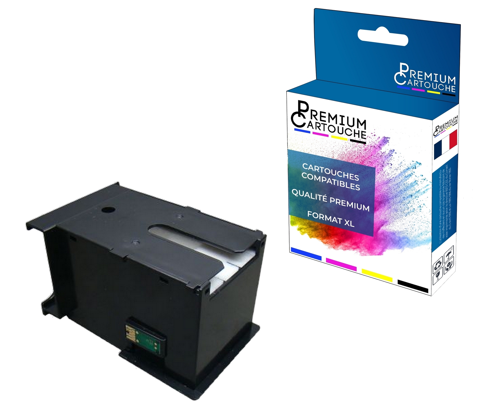 Boîtier de maintenance C13S210057 absorbant haute capacité compatible Epson