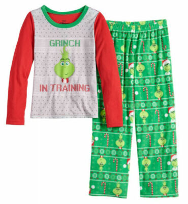 Kohl's The Grinch Kids Pajamas Jammies for your Families