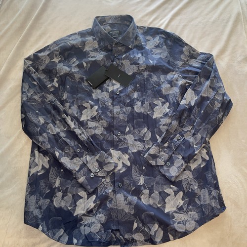 Bugatchi Shaped Fit Confort Stretch Size Xl NWT $225 - Picture 1 of 10