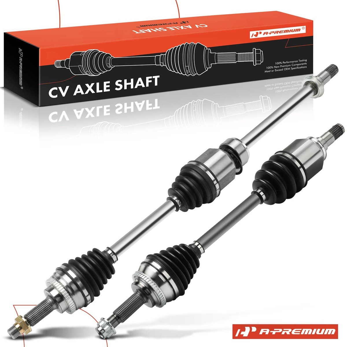 A-Premium Pair Front CV Axle Assembly for Toyota Corolla 2005-2006