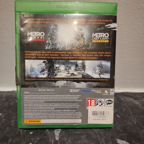Metro Redux (Xbox One) PEGI 18 Used Good Condition - Picture 3 of 6