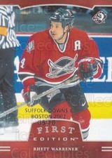 2002-03 BAP First Edition Suffolk Downs #166 Rhett Warrener