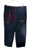 10X Gore-Tex Men Pants Skeeter Drawstring Rainwear Water Resistant Black Medium