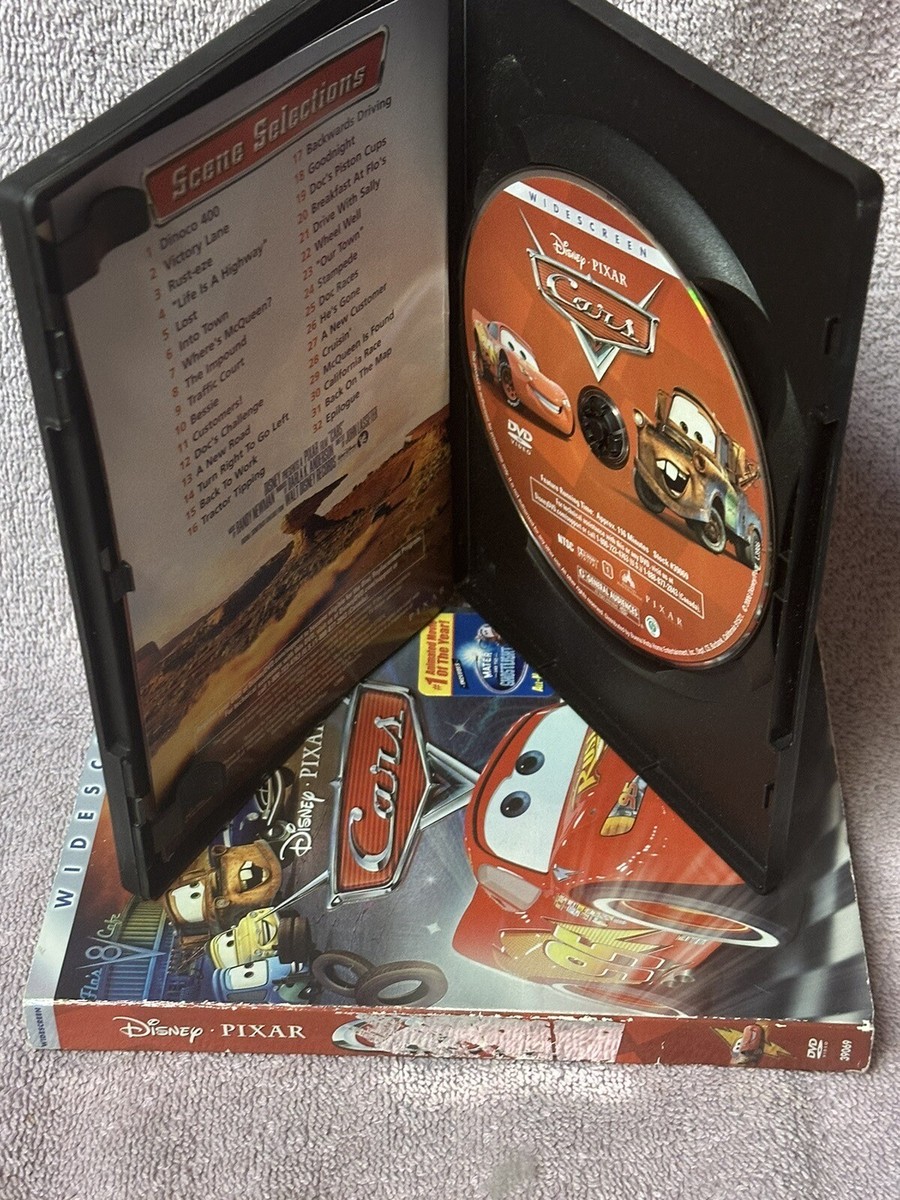 Cars (DVD, 2006) Widescreen - Toys-R-Us Tag - Complete