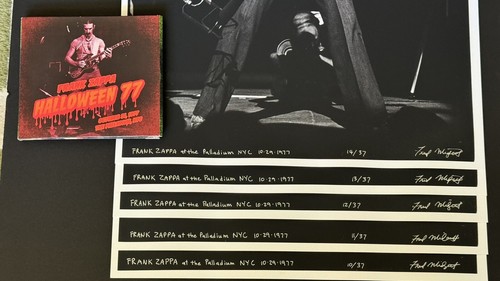 Frank Zappa Limited Edition Foto „nass“ Druck, Halloween '77 Cover Art - Bild 7 von 14