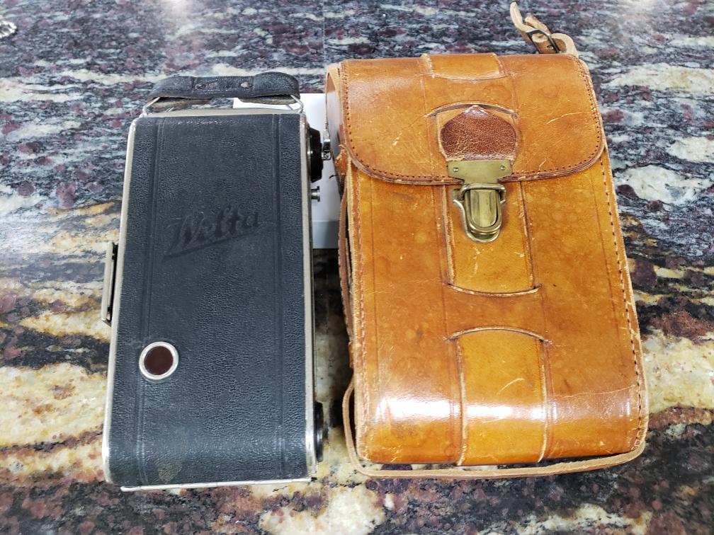 WELTA WELTAX 120 FILM ART DECO FOLDING CAMERA MEYER TRIOPLAN