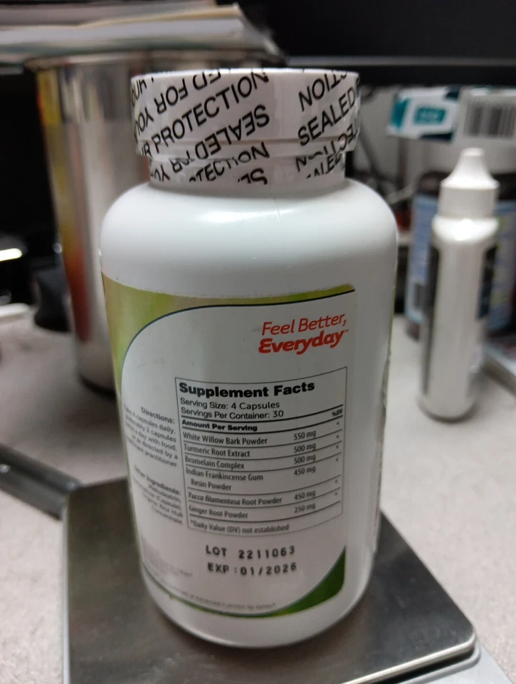 Zahler Inflame-X Respuesta Inflamatoria y Apoyo al Dolor - 120 Cápsulas - 01/2026 Foto 3 de 3