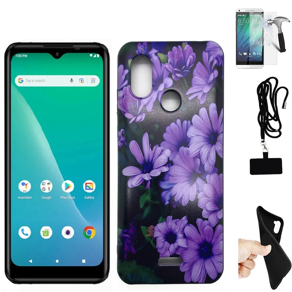 Phone Case for Hot Pepper Chilaca Flexible Gel /Tempered Glass/Crossbody Lanyard
