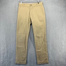 Flint Tinder Pants Mens 30x31 Brown Tan Chino Khaki Outdoor Huckberry Casual USA