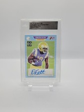 2021 Pro Set Metal DEMETRIC FELTON RC 1/1! - Clear Plat Blue - Cleveland Browns