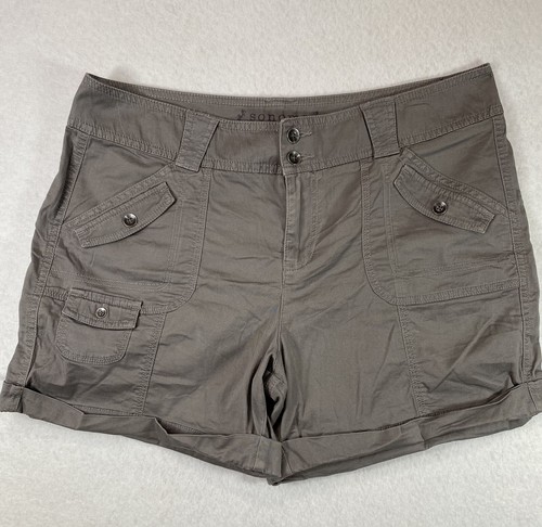 Style Gray Cargo Shorts Size 14 