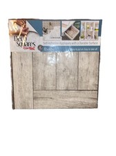 Paleta de Madera Con-tact Deco Cuadrados 12”x12” Seis Cuentas Azulejos de Vinilo Palo