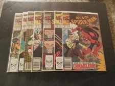 7 Iss Web Of Spider-Man #48-54 Mar-Sep 1989 Copper Age Marvel Comics ID:41411