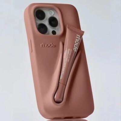 Rhode Lip-tint Silicon Phone Cases-iPhone 11 to 16 Pro Max, Free + Fast Shipping
