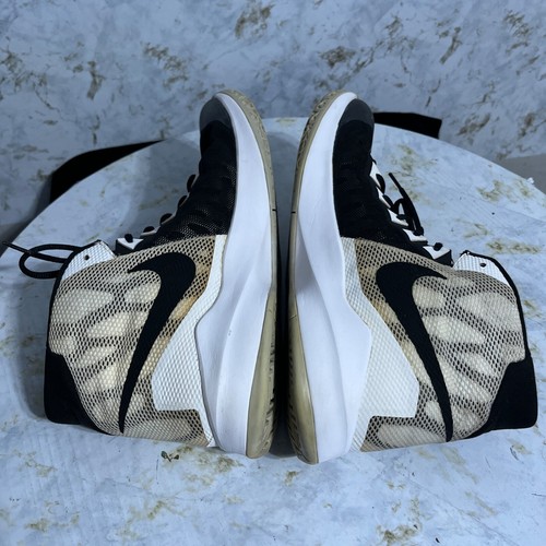 Nike Zoom Devosion Men's Size 14 Basketball Shoes Black White Athletic Sneakers - Picture 6 of 14
