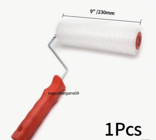 1pc Durable 9"' Plastic Spike Roller for Leveling Screed and Epoxy Floor Paint - Picture 1 of 2