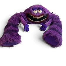 Disney Pixar Monsters University Art Plush Purple Shaggy Oozma Kappa Monster