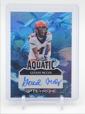 GEVANI MCCOY 2025 LEAF OPTICHROME AQUATIC AUTOGRAPH FISH AUTO 1/1 Q5939