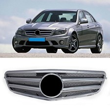 Kühlergrill Grill Frontgrills für Mercedes Benz C-Klasse W204 2007-2014 Facelift