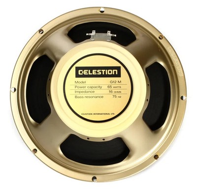 Celestion G12M-65 Creamback 12'' 65-Watt Replacement Guitar Speaker 16 Ohm