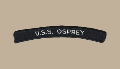 US Navy MHC-51 USS Osprey Coastal Mine Hunter UIM Shoulder Rocker Tab (01)
