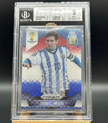 World Cup Lionel Messi 2014 Panini Prizm World Cup Lionel Messi #12 Blue