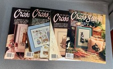 Lot of 4 "For The Love Of Cross Stitch" Magazines Pattern
