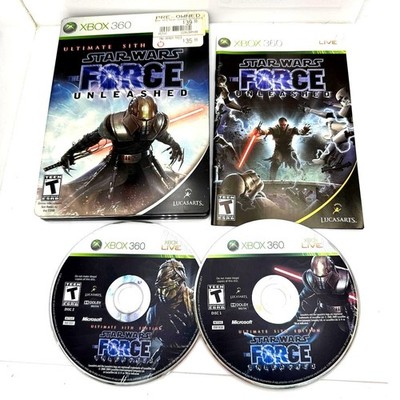 Star Wars Force Unleashed Ultimate Sith Edition Microsoft Xbox 360 CIB Steelbook