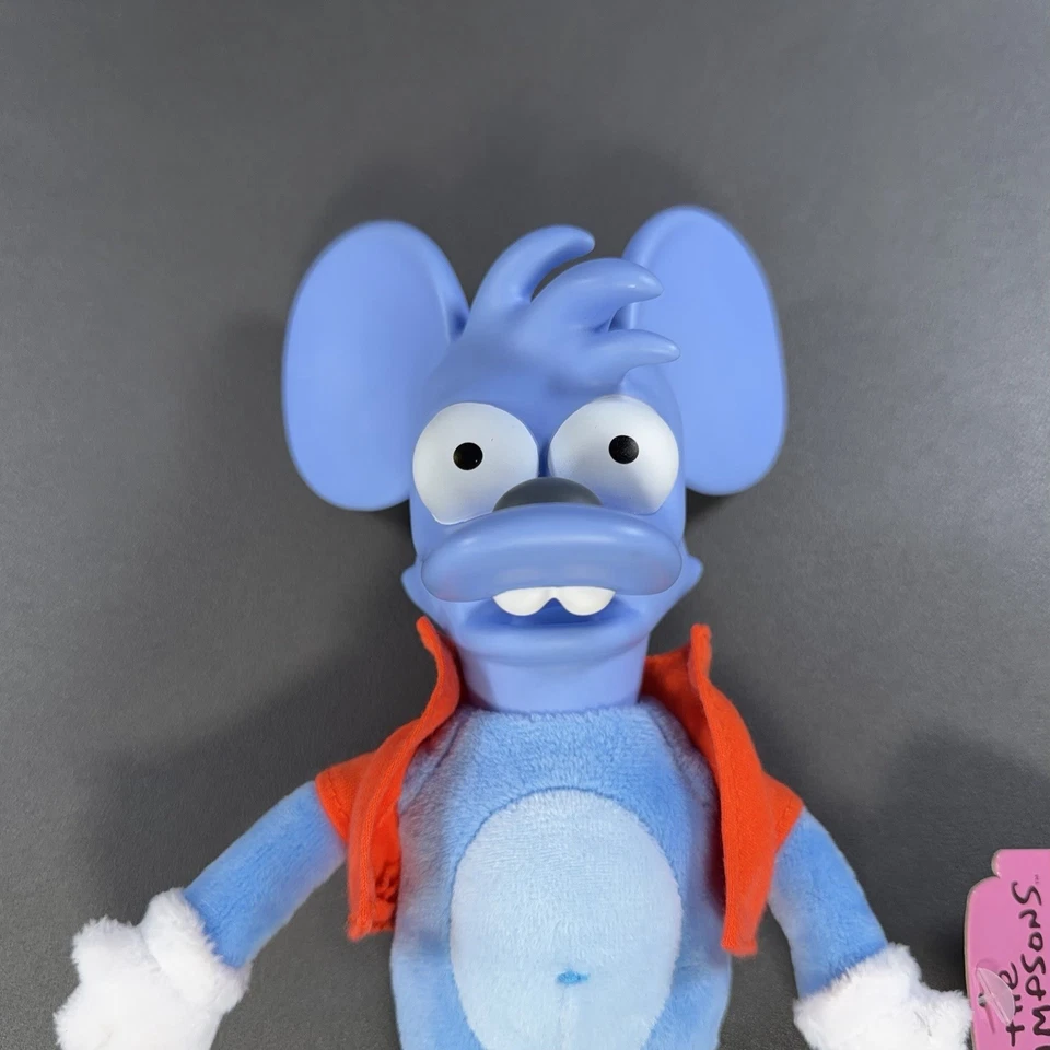 2025 Jakks Pacific The Simpsons KRUSTY ITCHY SCRATCHY 11” Plush Set Wave 2 NEW - Image 3 of 4