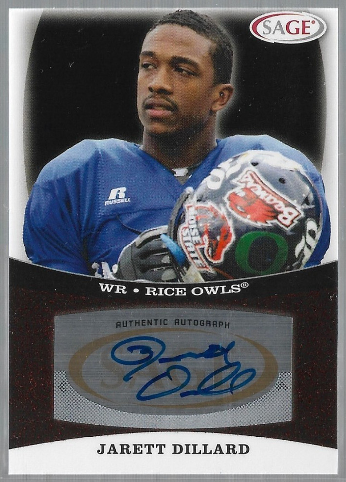 Jarett Dillard SA-GE Hit Autographs #A14 Base