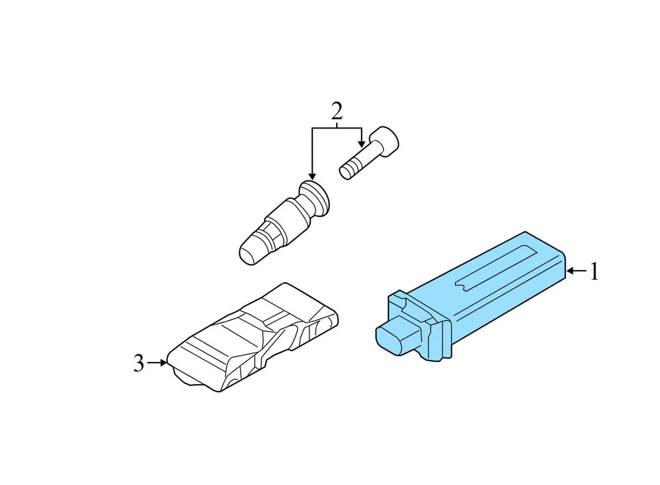 2010-2015 BMW 750I XDRIVE - RDC / TPMS / TIRE Pressure Monitoring Module - Image 3 of 4