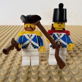 LEGO Pirates: Imperial Officer + Soldier + Sailboat, SHARK 6273 ROCK ISLAND 1991