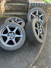 Mitsubishi EVO 8 enkei 17x8” Wheels (honda Fitment)