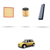 Hoffcar Wartungsset - 3 Filter FüR Mini One I 1.4 55KW Ab 2001