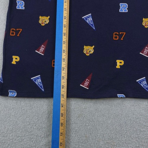 Polo Ralph Lauren Shirt Mens Large Long Sleeve Crewneck Tiger Bulldog RL67 Pajam - Picture 12 of 15