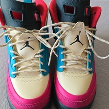 Jordan Boys' 6Y High Top Colorblock Athletic Basketball Shoes FD4653-183