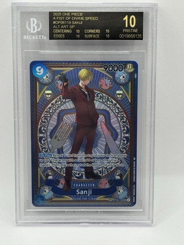 Sanji (SP Card) graded BGS 10 for sale on eBay