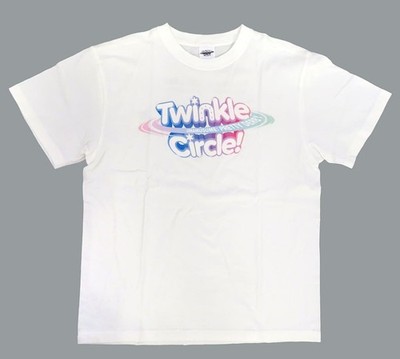 Uma Musume Pretty Derby Twinkle Circle Official Logo T-Shirt White Size L 42-44i