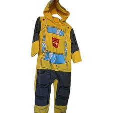 Transformers Boys' One Piece Pajama Bumblebee 3T Very Soft Boy Toddler Yellow