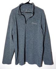 Men's, Soft, Gray, Lightweight, 1/4 Zip, Fleece Pullover by Eddie Bauer-Size XL
