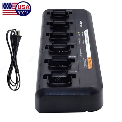 New Multi-Unit Charger Set For Motorola DEP450 DP1400 DP4800 CP200 CP200d Radio