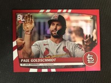 2023 Topps Big League - Super Rare Red Foil Paul Goldschmidt #296 - St. Louis