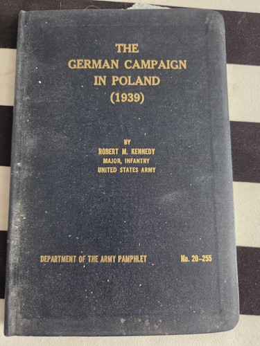 WWII German Campaign in Poland 1939 Army Pamphlet 20-255 🇩🇪📘