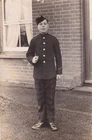 Original 1940's WWII WW2 RPPC Photo BRITISH HIGHLANDER SOLDIER IN TREWS 858