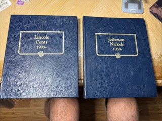 1978 Whitman Classic Jefferson Nickels #9116 & 1983 Lincoln Cents #9112 Albums