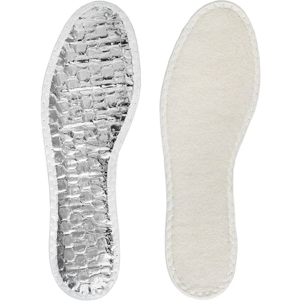 Plantillas Bama Unisex Airtech Plateadas y Blancas Plantillas Térmicas - Nuevas