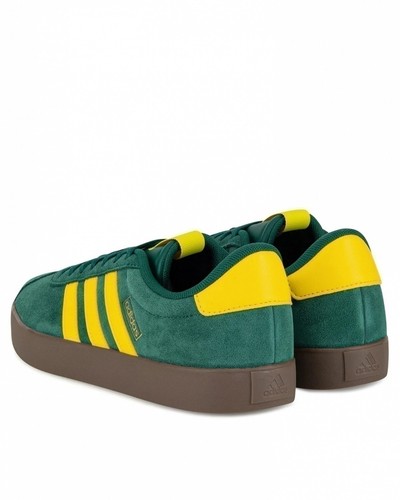 Scarpe Sneakers UOMO Adidas VL Court 3.0 Verde Giallo Lifestyle - Zdjęcie 5 z 21