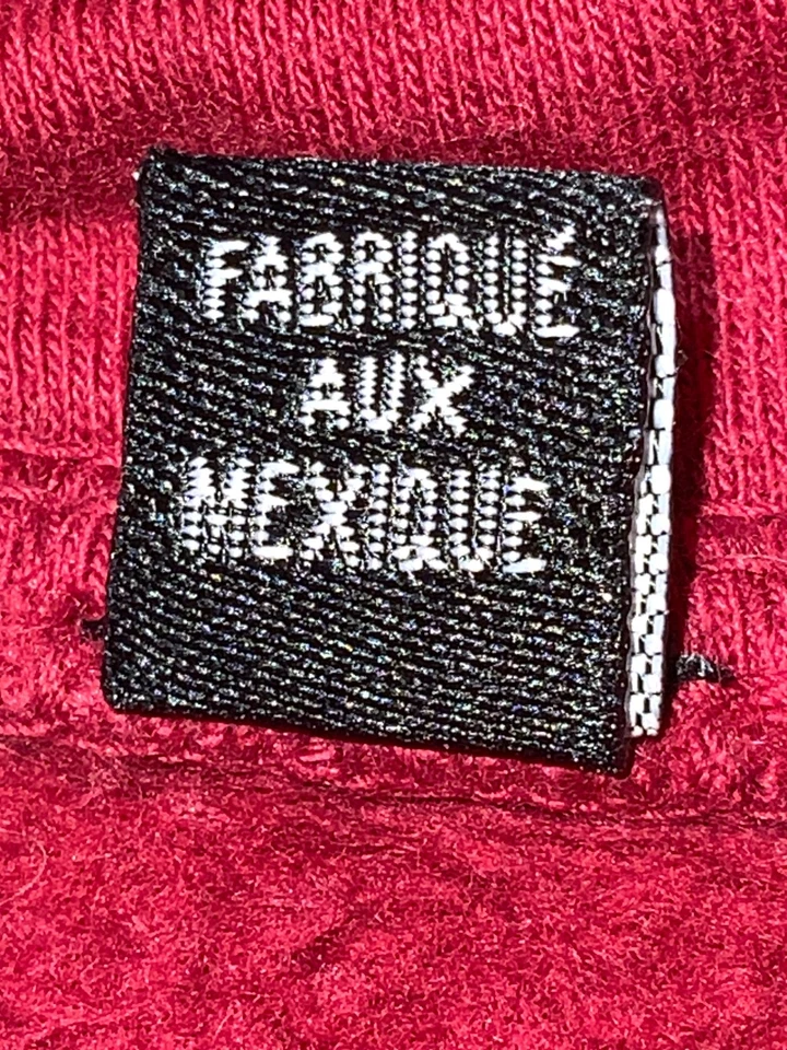 Moletom com capuz Y2K Affliction grande vermelho cravejado caveira flamejante rosas - Imagem 3 de 3