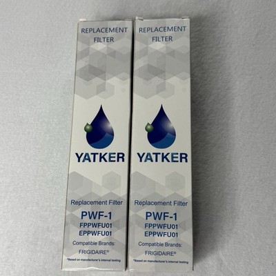 Yatker PWF-1  FPPWFU01  Replacement Water Filter New 2-Pack